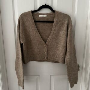 Oak + Fort Cropped Cardigan